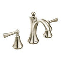 MOEN T4520NL Wynford Polished Nickel Two-Handle Bathroom Faucet