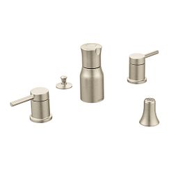 MOEN T5191BN Align Brushed Nickel Two-Handle Bidet Faucet