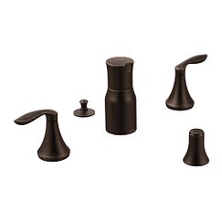 MOEN T5220ORB Eva Two-Handle Bidet Faucet - Oil Rubbed Bronze