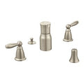 MOEN T5225BN Brantford Brushed Nickel Two-Handle Bidet Faucet