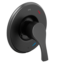 MOEN T58911BL Ash  Cycling Shower Only In Matte Black