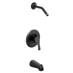 MOEN T58913NHBL Ash  Cycling Tub/Shower In Matte Black