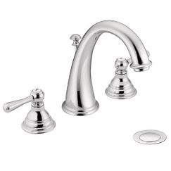 MOEN T6125 Kingsley Chrome Two-Handle Bathroom Faucet