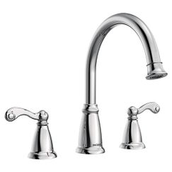 MOEN T624 Traditional Traditional 3H Rt Trim Chr