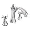 MOEN T657 Wynford Two-Handle Non-Diverter Roman Tub Faucet - Chrome