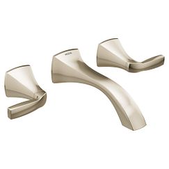 MOEN T6906NL Voss  Two-Handle Wall Mount Bathroom Faucet In Polished Nickel