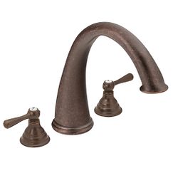 MOEN T920ORB Kingsley Oil Rubbed Bronze Two-Handle Roman Tub Faucet