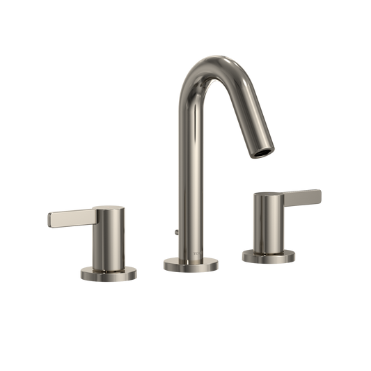 TOTO TLG11201UA#PN GF Series 1.2 GPM Two Lever Handle Widespread Bathroom Sink Faucet , Polished Nickel