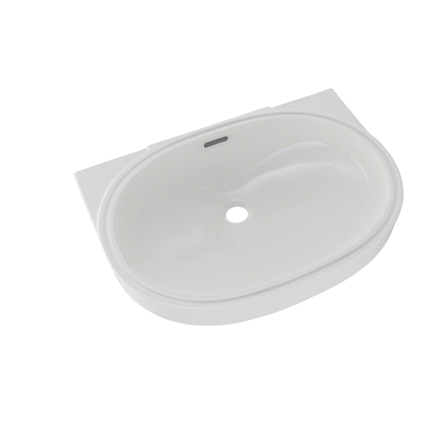 TOTO LT546G#11 Oval 19-11/16" x 13-3/4" Undermount Bathroom Sink with CEFIONTECT , Colonial White