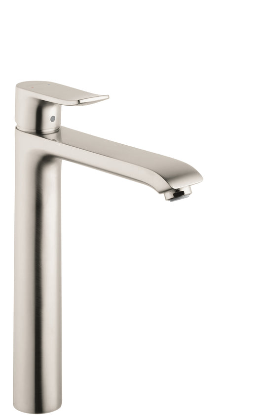 HANSGROHE 31082821 Brushed Nickel Metris Modern Single Hole Bathroom Faucet 1.2 GPM