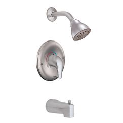 MOEN TL183BC Chateau Brushed Chrome Posi-Temp(R) Tub/Shower