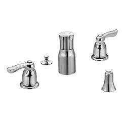 MOEN TL5265 Chateau Chrome Two-Handle Bidet Faucet