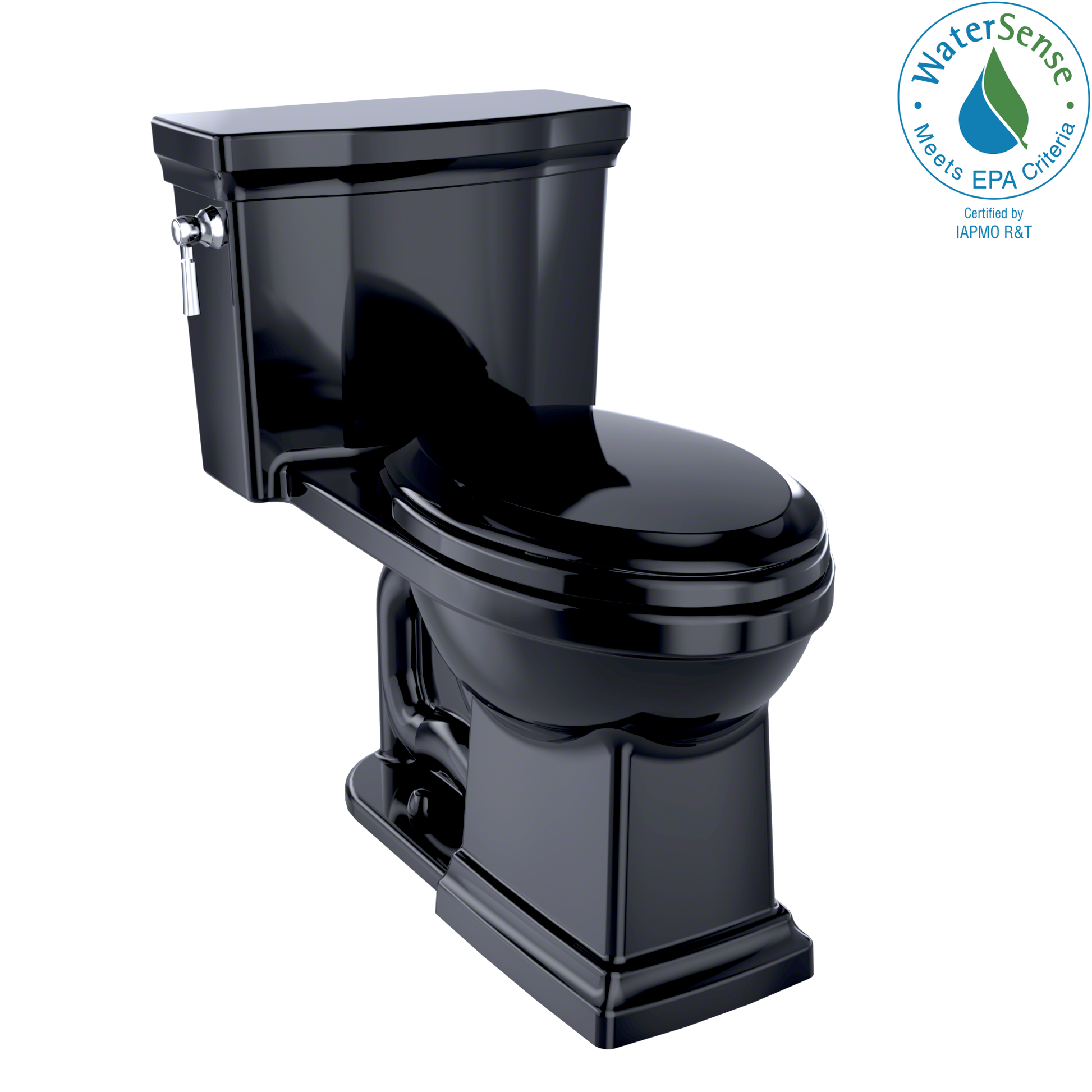 TOTO MS814224CUF#51 Promenade II 1G One-Piece Elongated 1.0 GPF Universal Height Toilet , Ebony