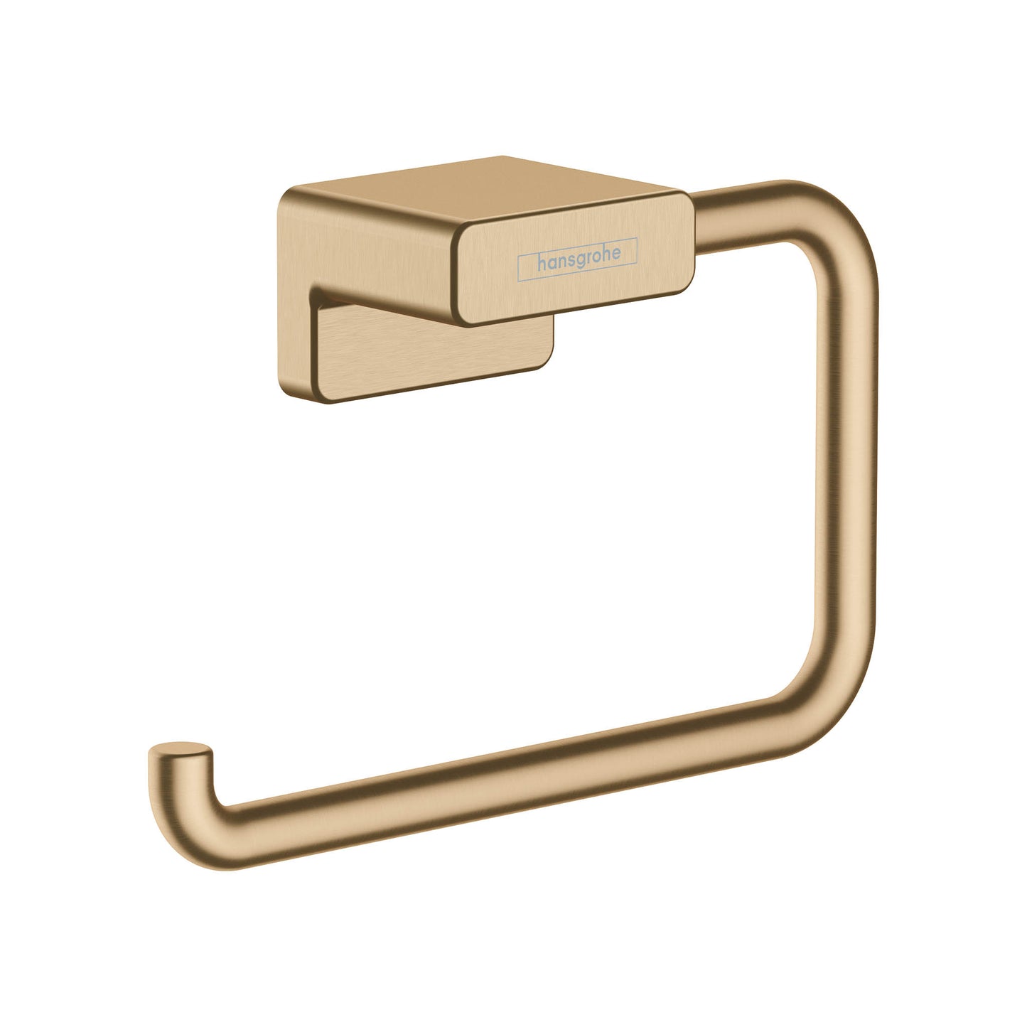 HANSGROHE 41771140 Brushed Bronze AddStoris Modern Roll Holder without Cover