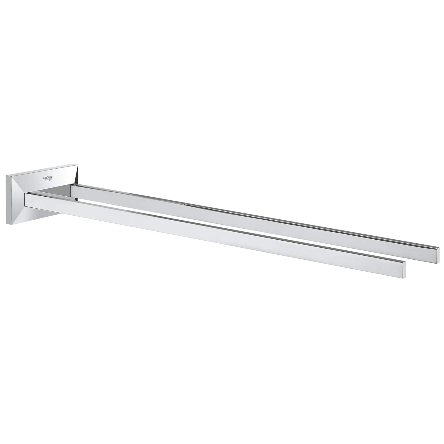 GROHE 40496000 Allure Brilliant Chrome 17" Two-Arm Towel Bar