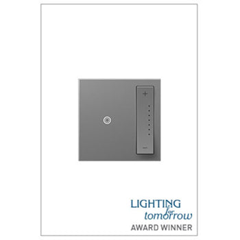 LEGRAND ADTP703TUM4 ADORNE  700W sofTap Tru-Universal Dimmer, Magnesium, with Microban