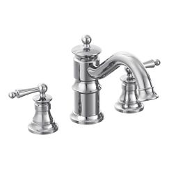 MOEN TS214 Waterhill Chrome Two-Handle Roman Tub Faucet