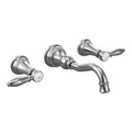 MOEN TS42106 Weymouth Chrome Two-Handle Wall Mount Bathroom Faucet