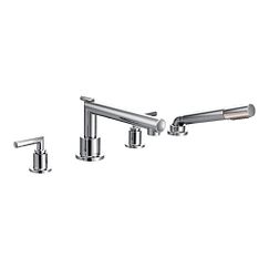 MOEN TS93004 Arris  Two-Handle Roman Tub Faucet Includes Hand Shower In Chrome