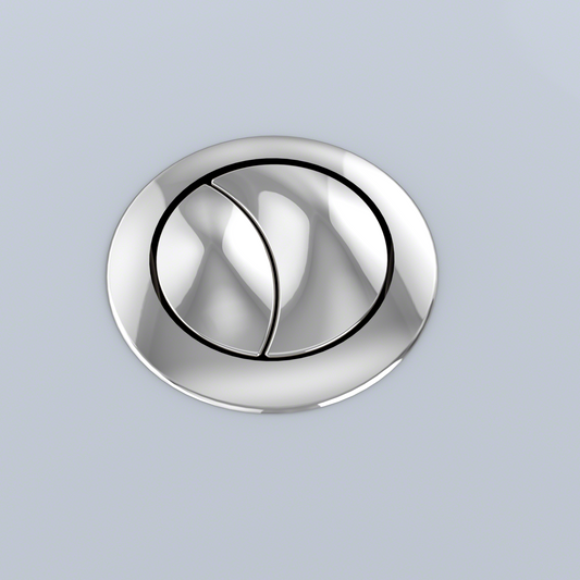 TOTO THU340#PN AQUIA PUSH BUTTON MS654 - 53MM SPARE PART - POLISHED NICKEL , Polished Nickel