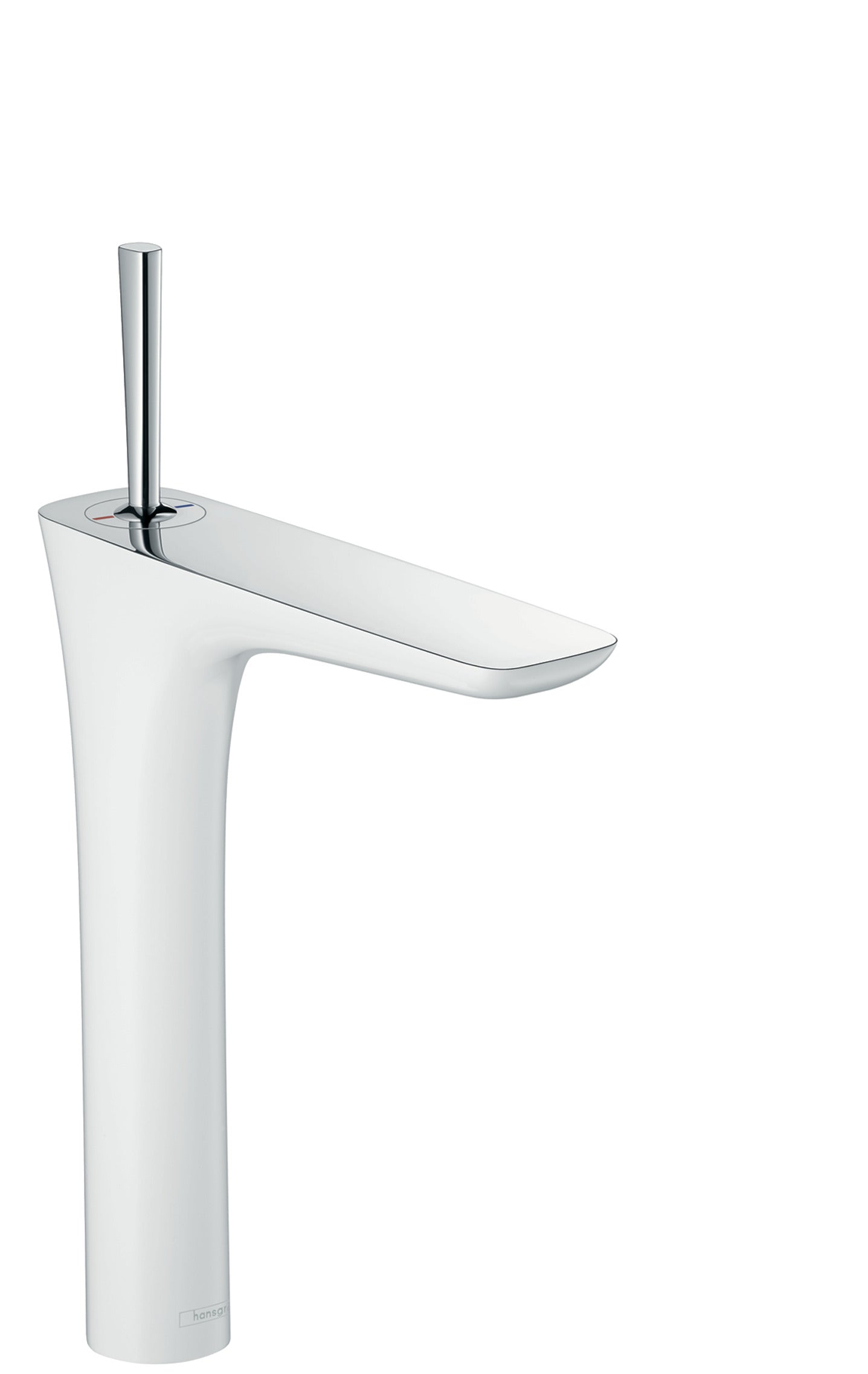 HANSGROHE 15072401 PuraVida Single-Hole Faucet 240, 1.2 GPM in White/Chrome