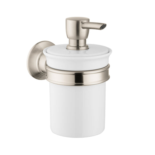 AXOR 42019820 Brushed Nickel Montreux Classic Soap Dispenser