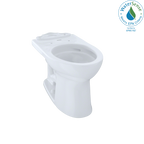 TOTO C454CUFG#01 Drake II Universal Height Elongated Toilet Bowl with CEFIONTECT , Cotton White