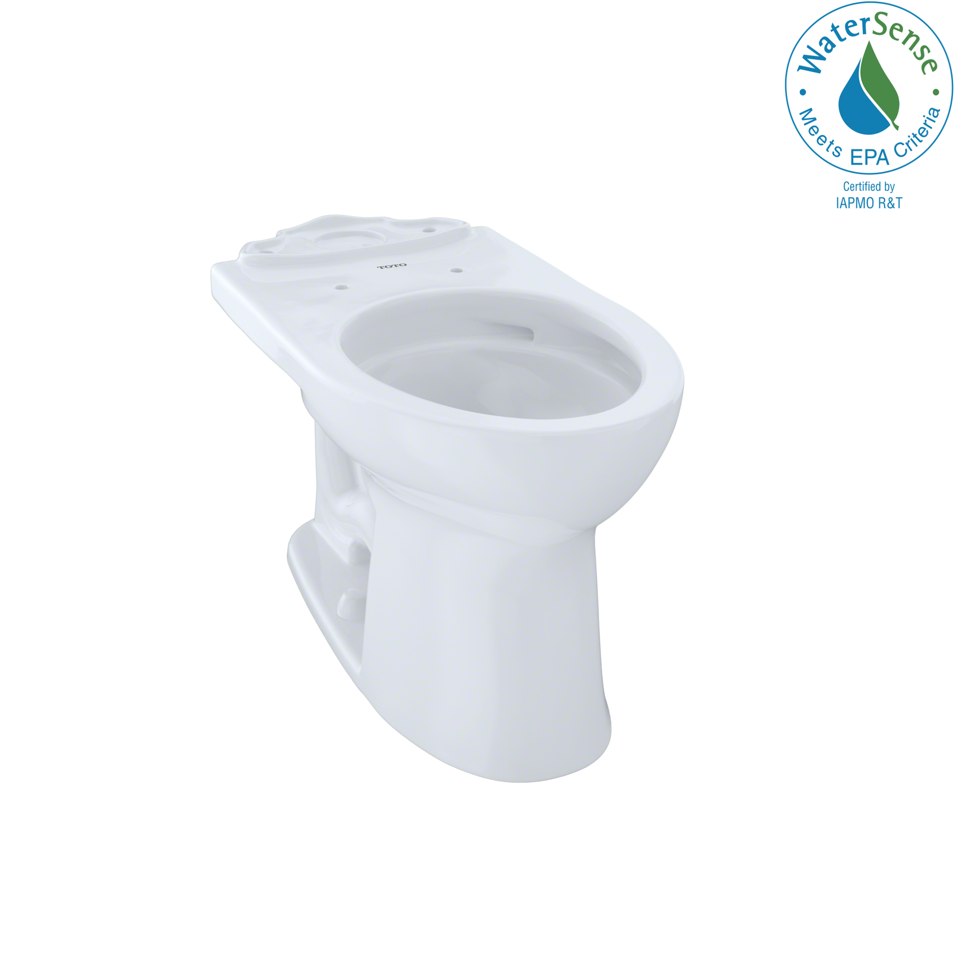 TOTO C454CUFG#01 Drake II Universal Height Elongated Toilet Bowl with CEFIONTECT , Cotton White