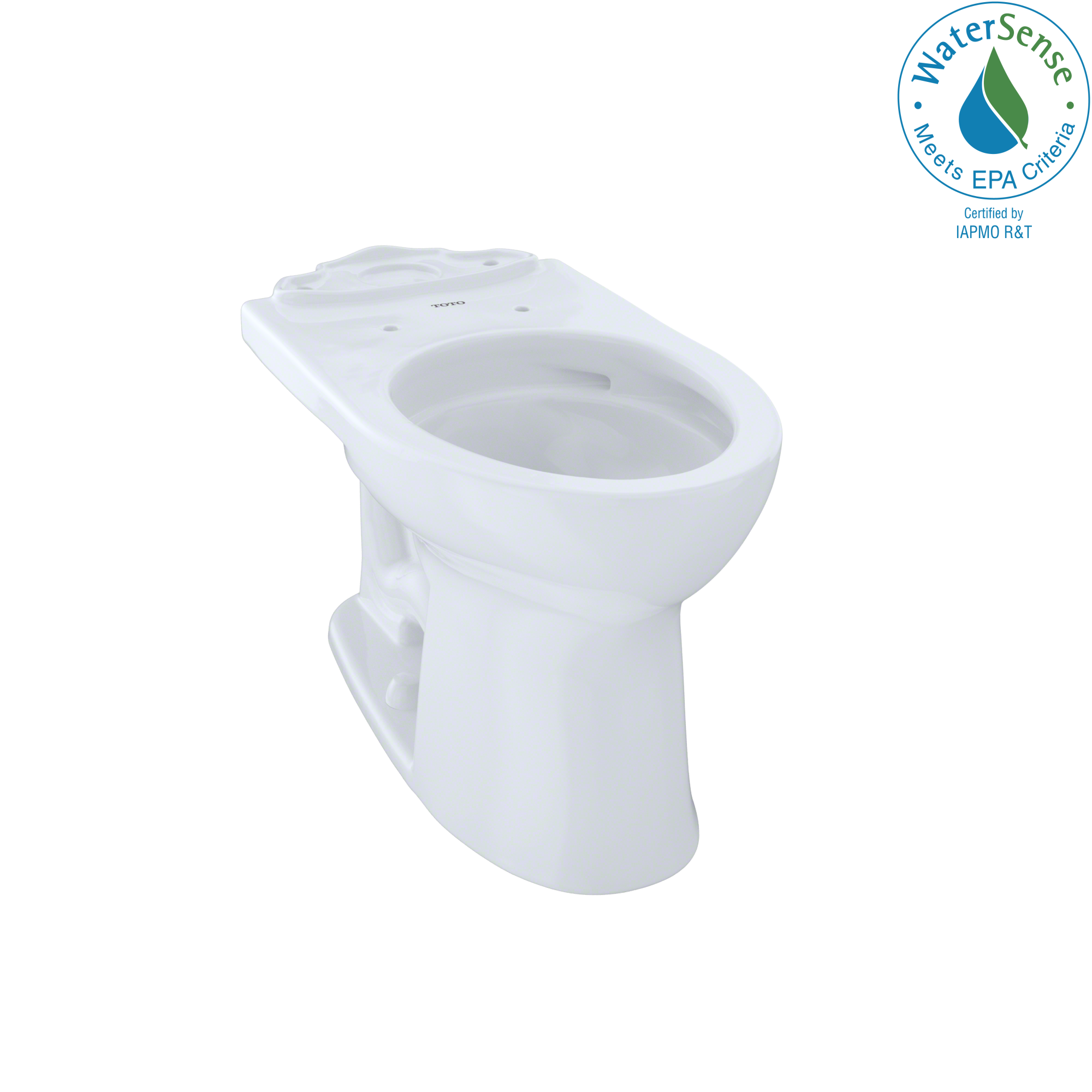 TOTO C454CUFG#01 Drake II Universal Height Elongated Toilet Bowl with CEFIONTECT , Cotton White