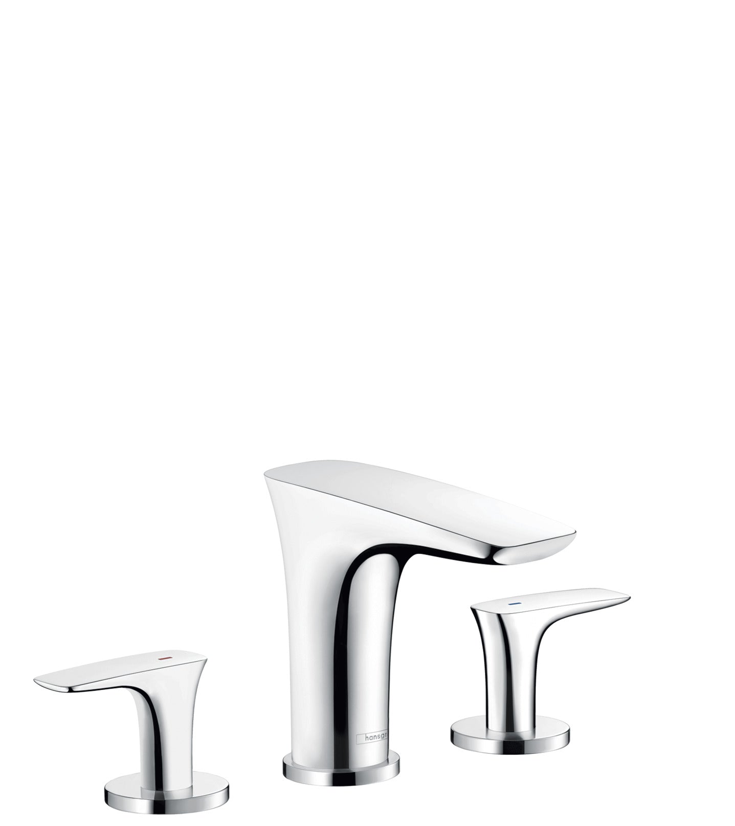 HANSGROHE 15073001 PuraVida Widespread Faucet 110, 1.2 GPM in Chrome