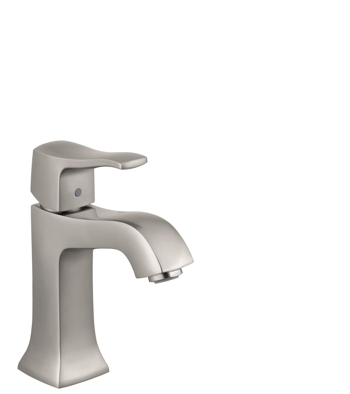HANSGROHE 31077821 Brushed Nickel Metris C Classic Single Hole Bathroom Faucet 1.2 GPM