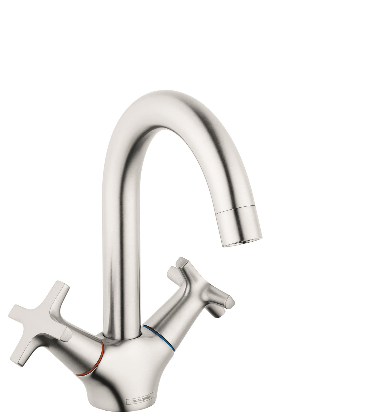 HANSGROHE 71270821 Brushed Nickel Logis Classic Classic Single Hole Bathroom Faucet 1.2 GPM