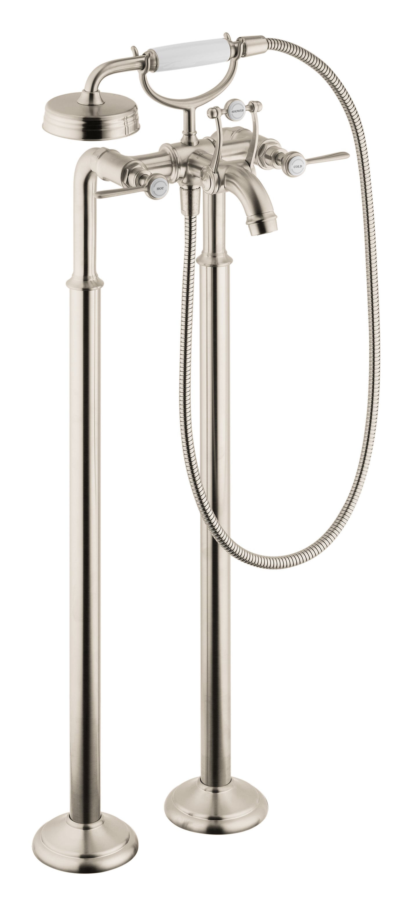 AXOR 16563821 Brushed Nickel Montreux Classic Tub Filler 1.8 GPM