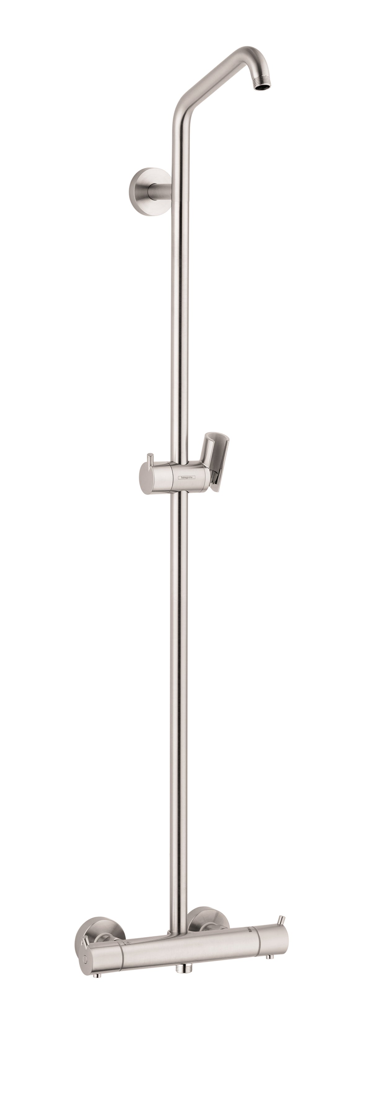 HANSGROHE 04536820 Croma Showerpipe without Shower Components in Brushed Nickel