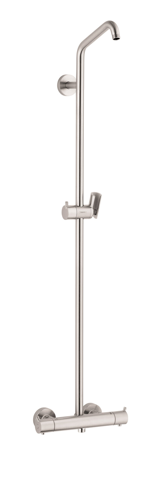 HANSGROHE 04536820 Croma Showerpipe without Shower Components in Brushed Nickel