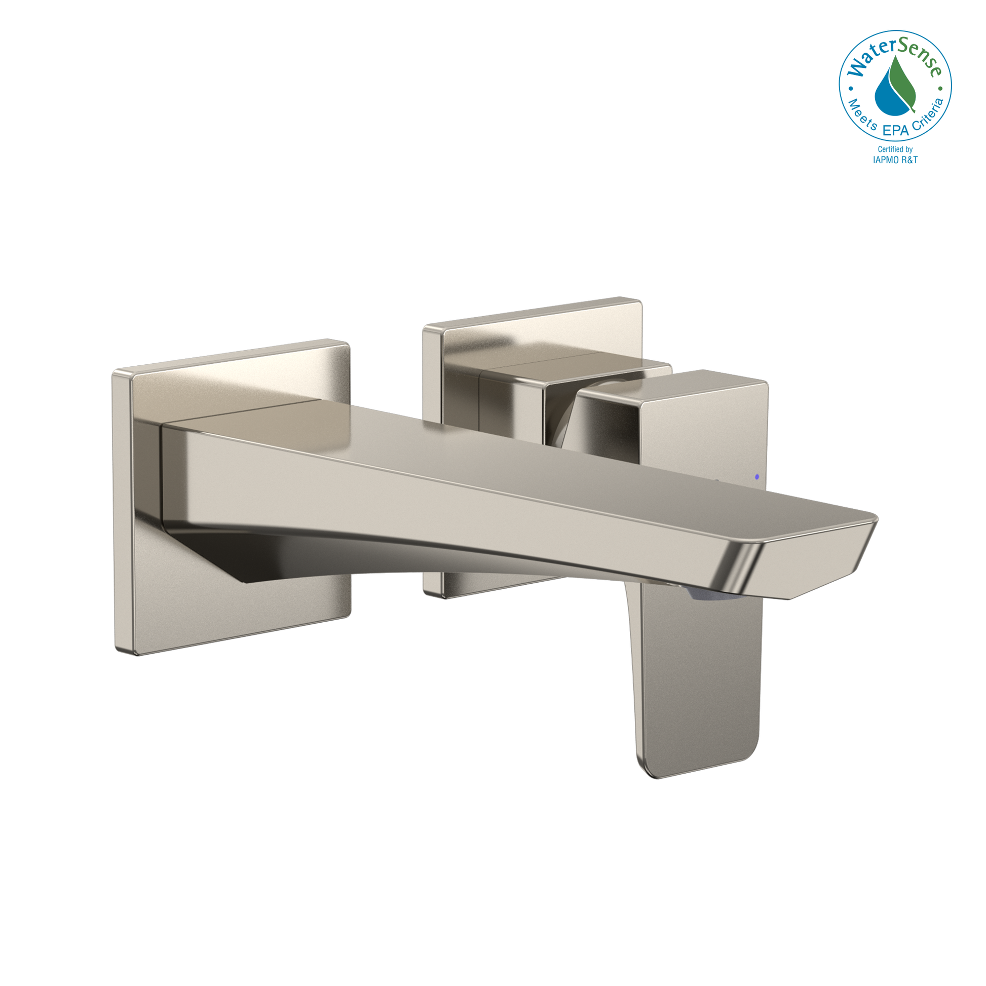 TOTO TLG07307U#PN GE 1.2 GPM Wall-Mount Single-Handle Bathroom Faucet with COMFORT GLIDE Technology , Polished Nickel