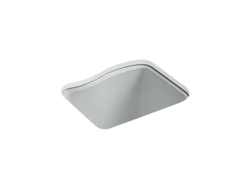 KOHLER K-6657-4U-95 River Falls 25" x 22' x 14-15/16" undermount utility sink with 4 faucet holes
