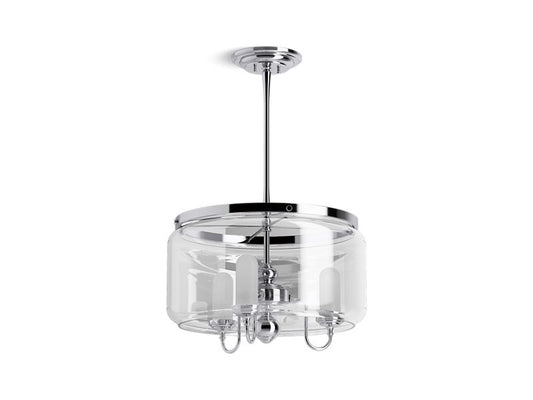 KOHLER K-22656-CH03-CPL Polished Chrome Artifacts Three-light chandelier