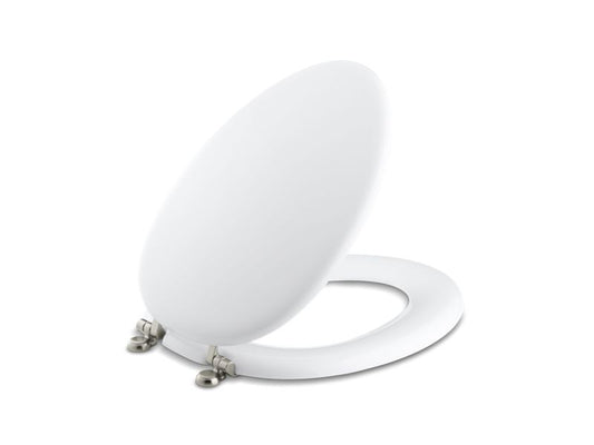 KOHLER K-4701-BN-0 Kathryn Elongated Toilet Seat In White