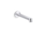 KOHLER K-T23889-CP Polished Chrome Components Wall-mount bathroom sink faucet spout with Row design, 1.2 gpm