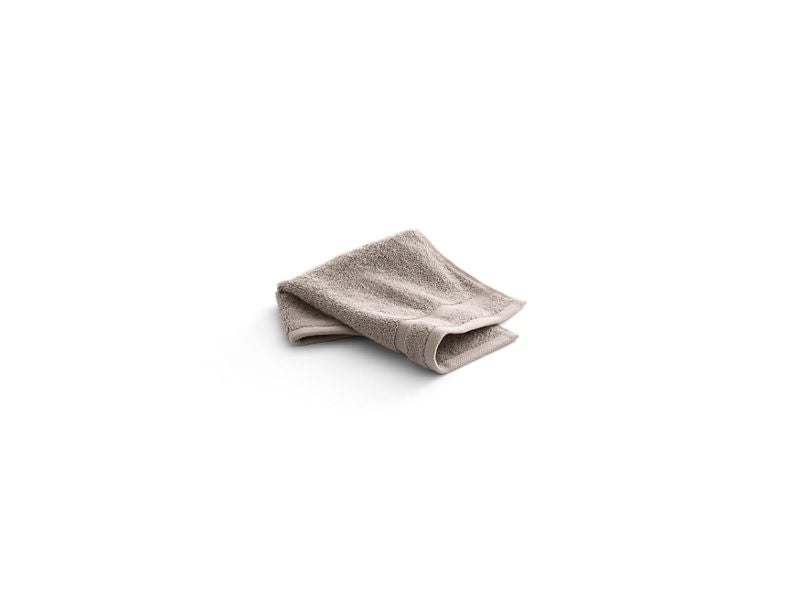 KOHLER K-31509-TE-TRF Turkish Bath Linens washcloth with Terry weave, 13" x 13"