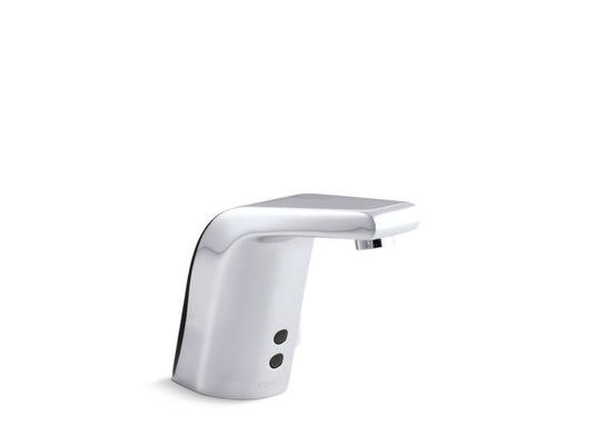 KOHLER K-7515-CP Polished Chrome Sculpted Touchless faucet with Insight technology and temperature mixer, Hybrid-powered