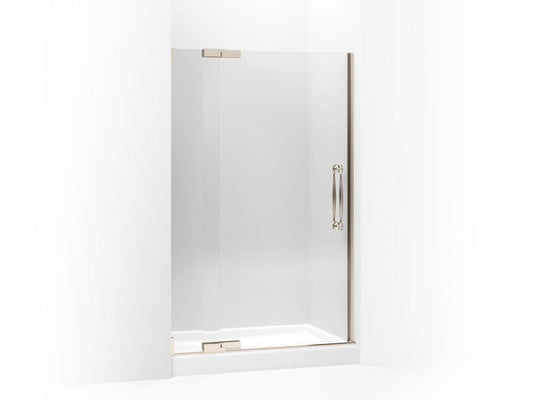 KOHLER K-705740-L-ABV Finial Pivot shower door, 72-1/4" H x 45-1/4 - 47-3/4" W, with 1/2" thick Crystal Clear glass