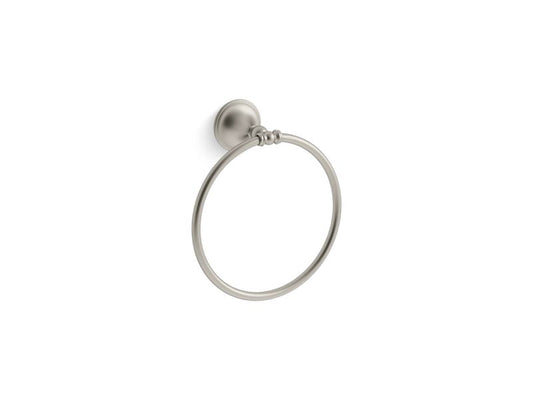 KOHLER K-26526-BN Decorative Towel ring