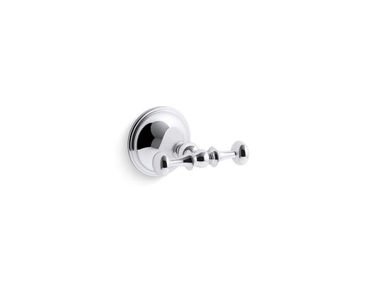 KOHLER K-26525-CP Decorative Double robe hook
