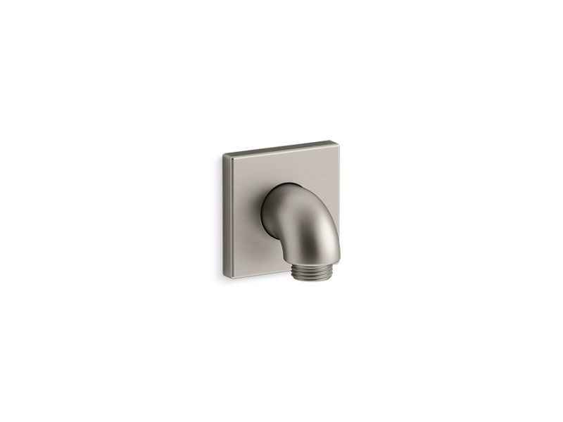KOHLER K-22175-BN Vibrant Brushed Nickel Loure Wall-mount supply elbow with check valve