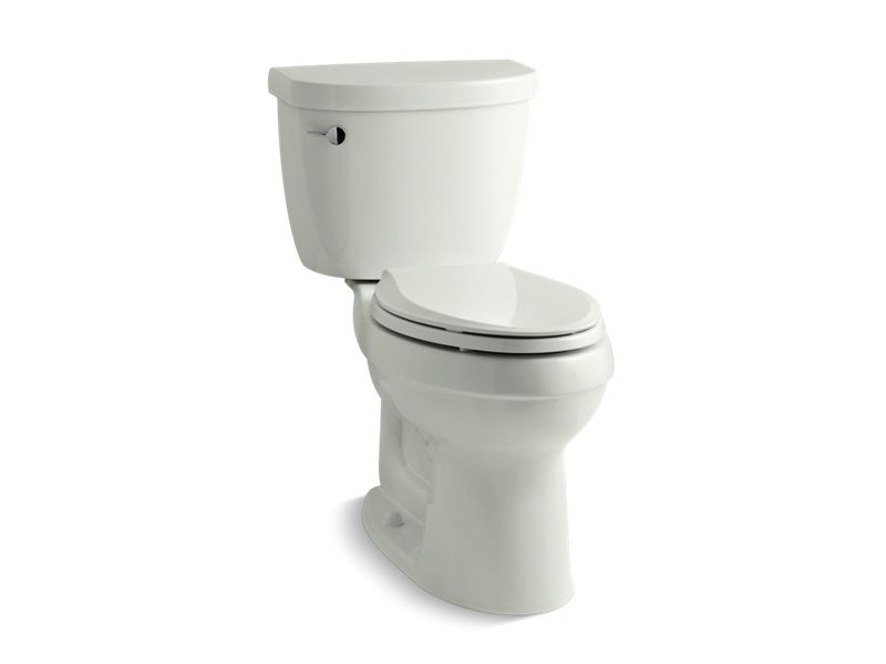 KOHLER K-3589-T-NY Cimarron Comfort Height two-piece elongated 1.6 gpf toilet with tank cover locks