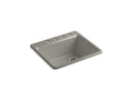 KOHLER K-5872-4A1-K4 Riverby 25" x 22" x 9-5/8"top-mount single-bowl kitchen sink with bottom sink rack
