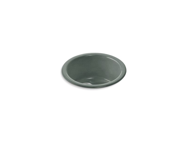 KOHLER K-6565-FT Porto Fino 18-3/8" diameter x 8-5/16" Top-mount/undermount bar sink
