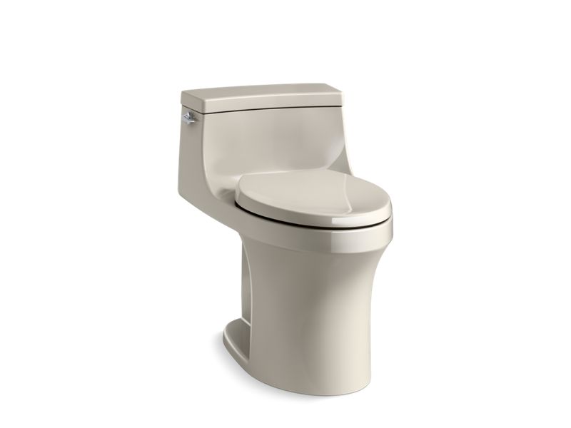 KOHLER K-5172-G9 San Souci Comfort Height One-piece compact elongated 1.28 gpf chair height toilet with Quiet-Close seat